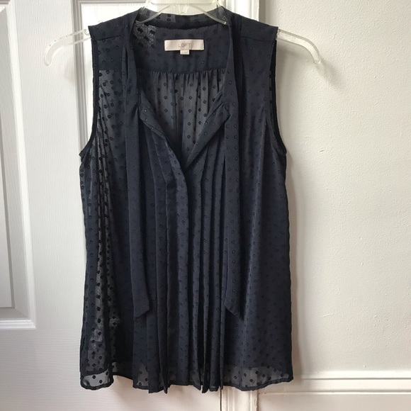 LOFT Tops - Ann Taylor Loft Blue Blouse